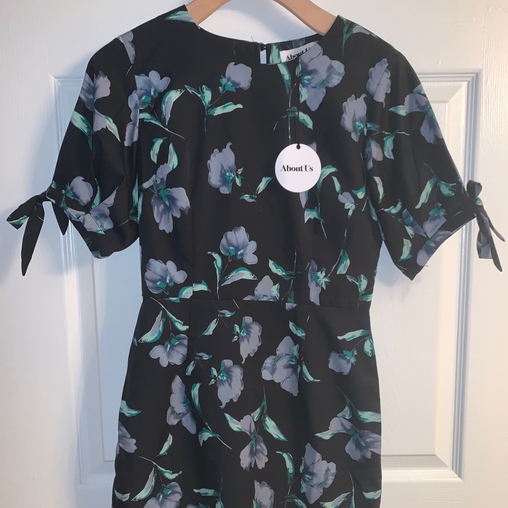 NWT Silk Floral Dress
